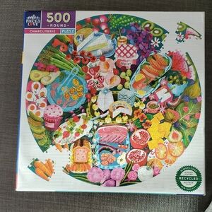 CHARCUTERIE PUZZLE - 500-PIECE ROUND PUZZLE